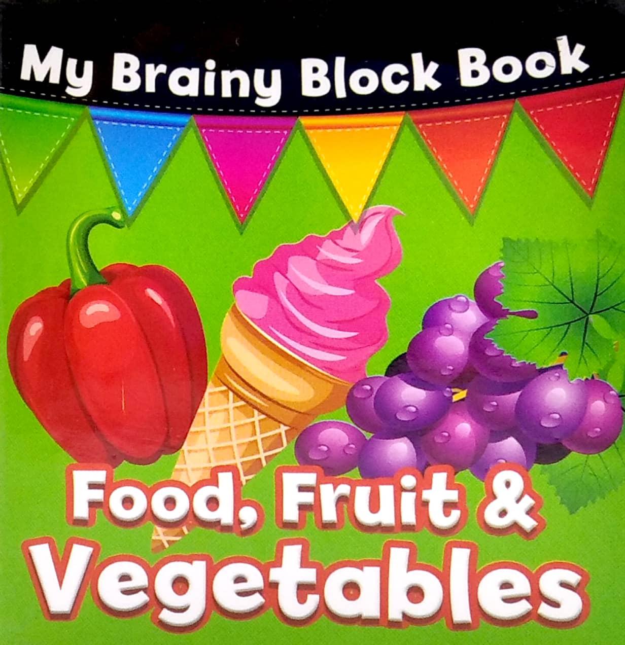 My Brainy Block Books: Food, Fruits &amp; Vegetables
