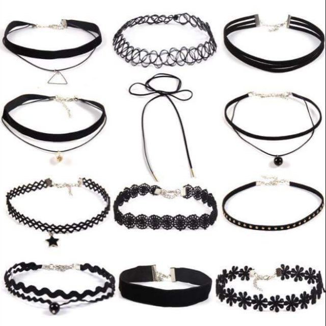 Combo 5 cái vòng cổ Choker ren cao cấp, phong cách Hàn Quốc thể hiện sự trẻ trung, năng động ,có thể kết hợp với trang phục hàng ngày,rất hợp với các dịp lễ tạo nên sự thu hút và nổi bật cho cổ bạn 