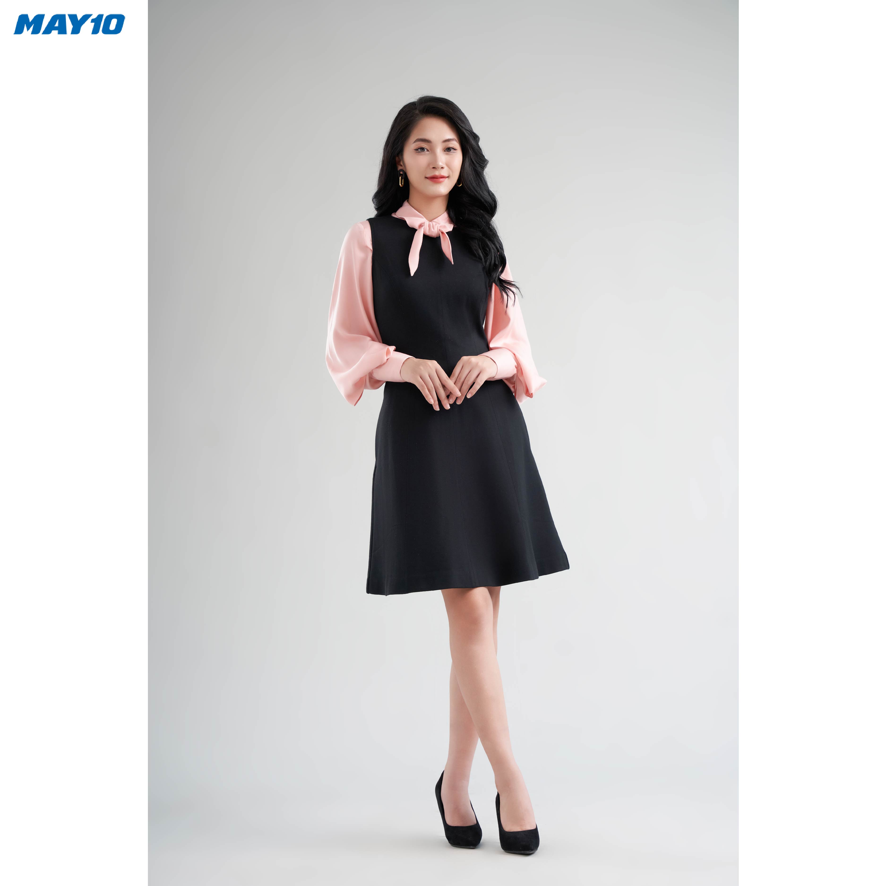 Combo Đầm & Áo Sơ Mi May 10
