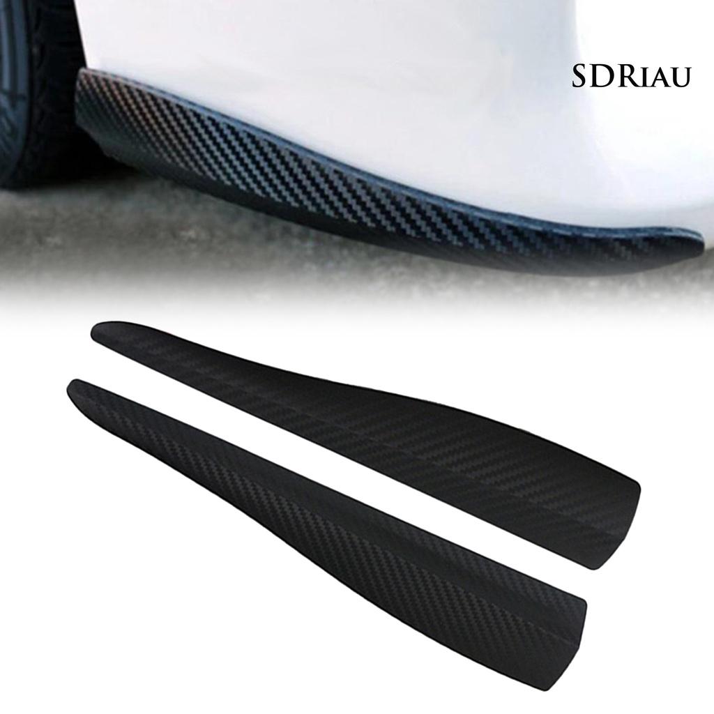 Bộ 2 Miếng Dán Bảo Vệ Góc Xe Hơi Bằng Sợi Carbon Chống Va Chạm