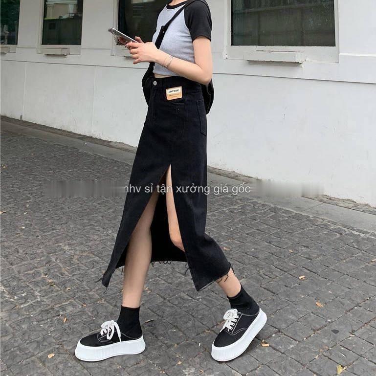 Váy jean ,chân váy sẻ đùi