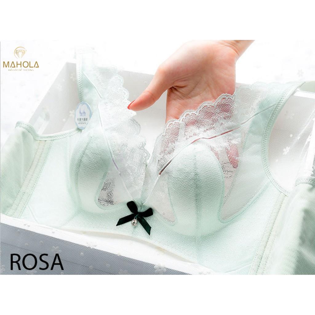 Áo ngực dành cho ngực to ,không gọng, không đệm_MAHOLA_ROSA