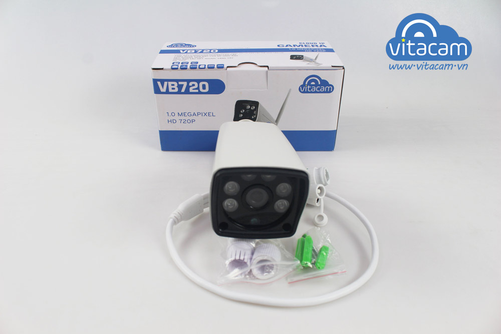 Camera IP Wifi cao cấp Vitacam VB720 (Camera ngoài trời) - Hàng chính hãng