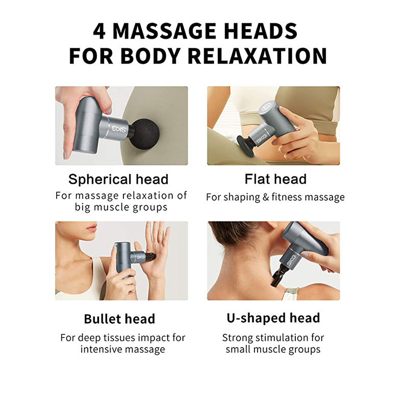 Máy Massage Cầm Tay Cao Cấp SKG F3 - Hỗ Trợ Mát Xa Chuyên Sâu, Giảm Đau Cơ, Cứng Khớp