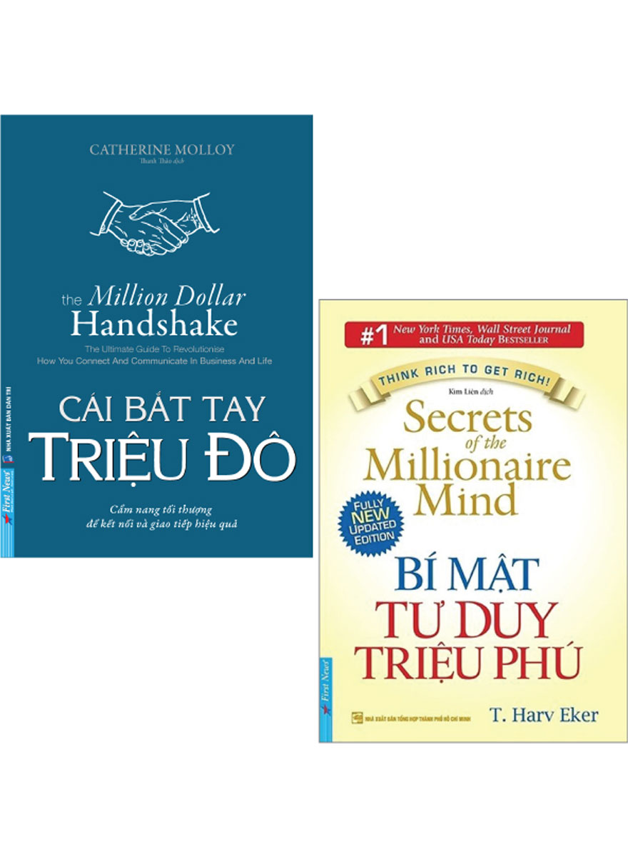 Combo Sách Bí Mật Tư Duy Triệu Phú + Cái Bắt Tay Triệu Đô _FN