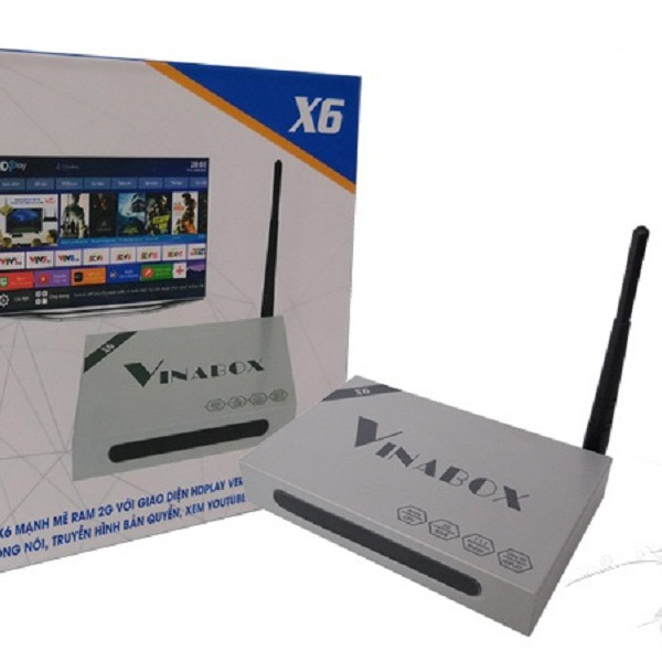 Android TV Box Vinabox X6 Ram 2Gb Android 7.1.2 - Hàng Chính Hãng