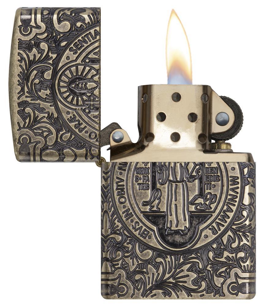 Bật Lửa Zippo St. Benedict Design 29719