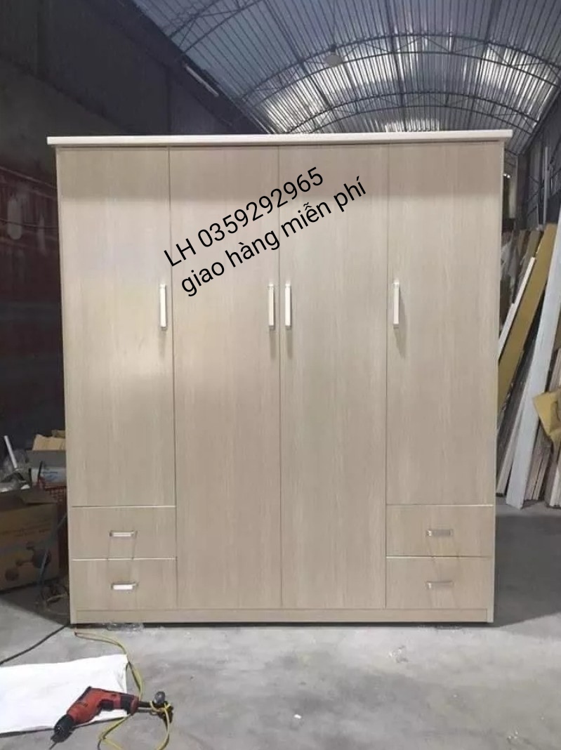 Tủ nhựa đài Loan 4 cánh