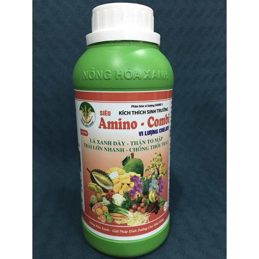 AMINO COMBI – LÁ TO, DÀY, THÂN TO, MẬP, TRÁI LỚN NHANH, CHỐNG THỐI TRÁI - CHAI 0,5 LÍT