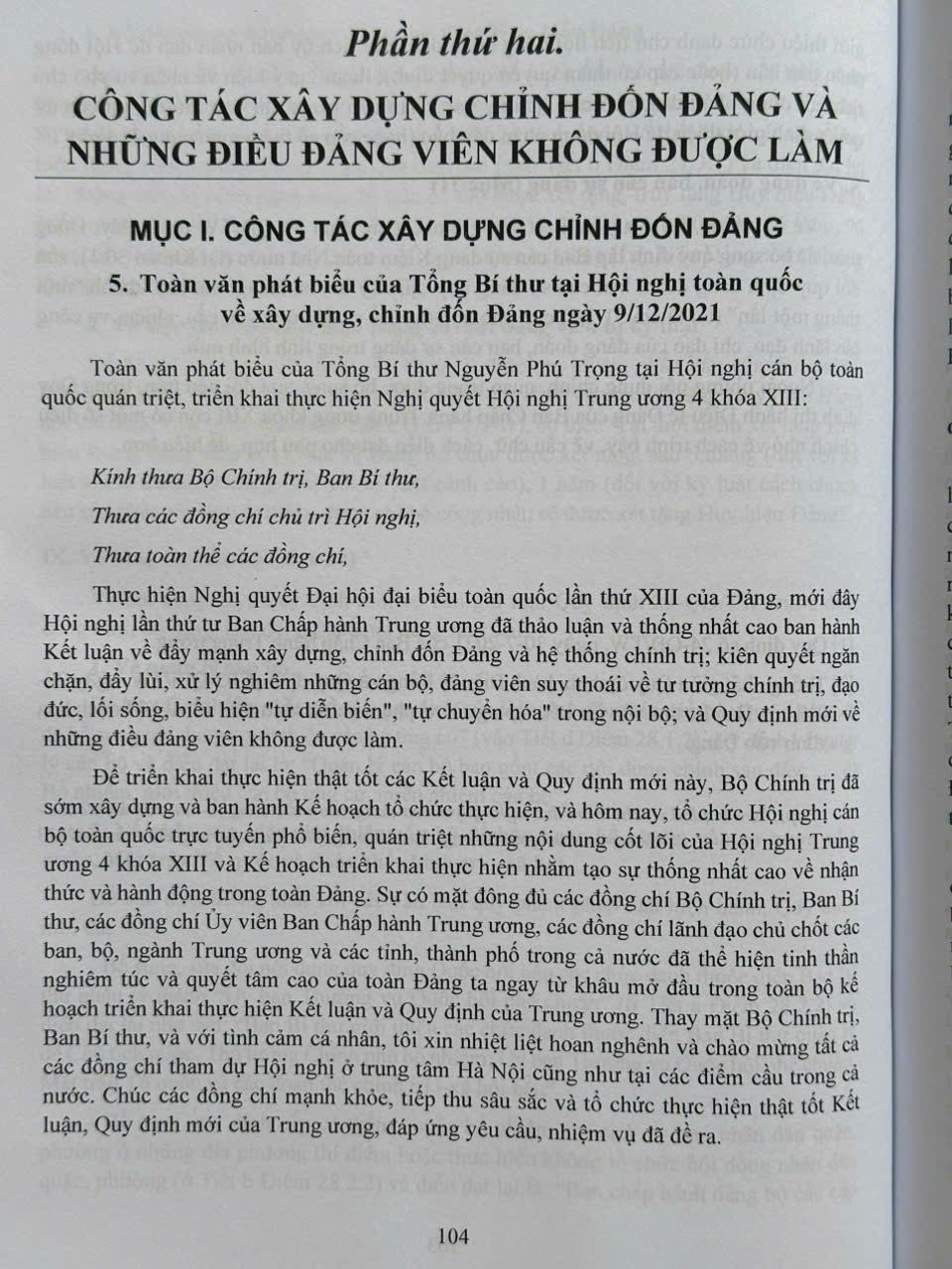 Sách Cẩm Nang Công Tác Đảng Ở Cơ Sở và Quy Định Mới về Kiểm Tra, Giám Sát, Kỷ Luật Đảng - V2534D