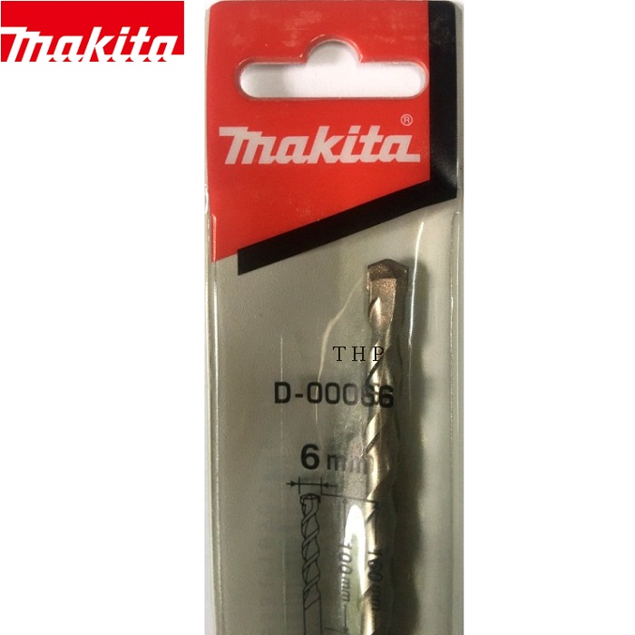 Mũi khoan Makita - SDS Plus 6x160mm D-00066 - Hàng Chính Hãng