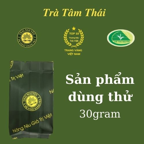 Đặc Sản Thái Nguyên - Trà Nõn Tân Cương Thái Nguyên Gói 100G Trà Xanh Tâm Thái Số 1 Chè Thái Nguyên Đặc Biệt 100G - 100G