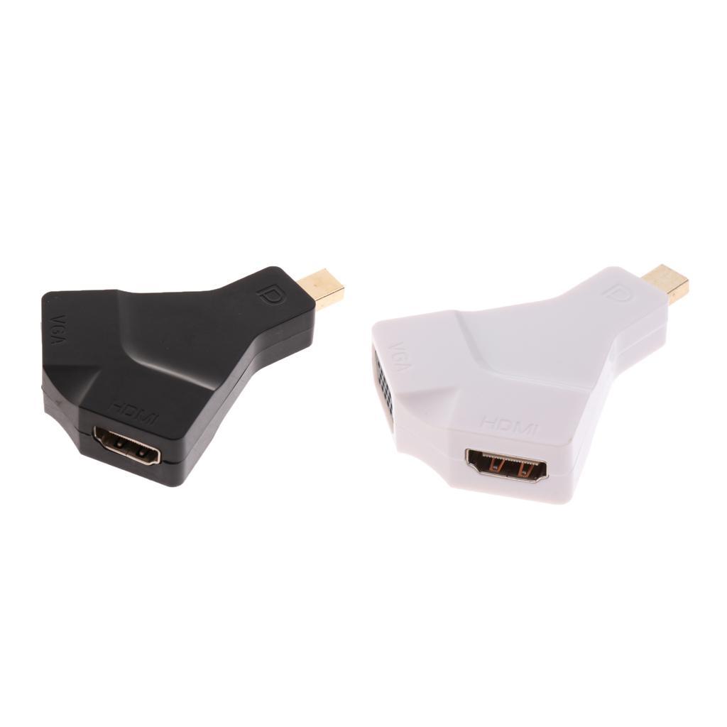 Mini  DP to  VGA Multiport Charge 4Kx2K Adapter Hub