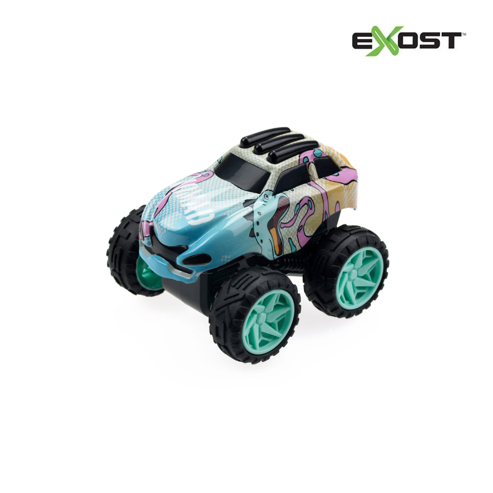 tiNiStore-Bộ đồ chơi 2 xe trớn nhào lộn kèm bộ phụ kiện Jump Suv 1 Exost 20627001