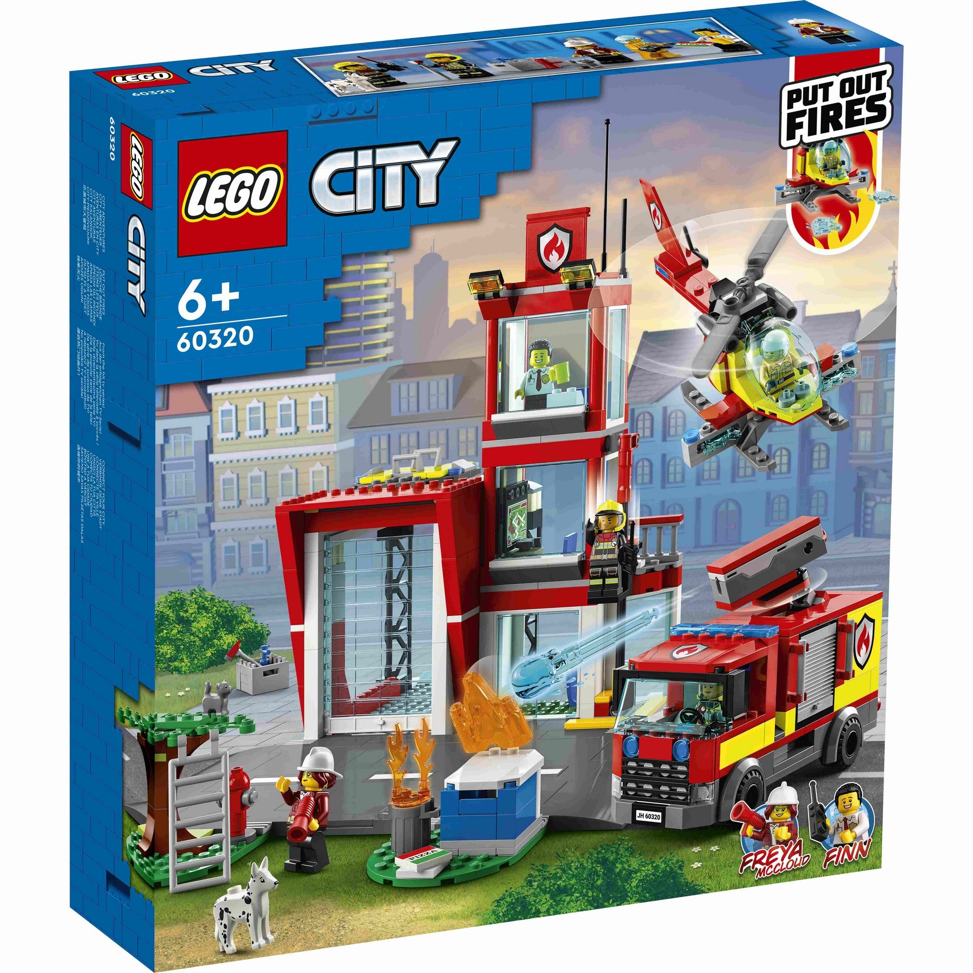 LEGO City 60320 Trạm cứu hỏa (540 chi tiết)