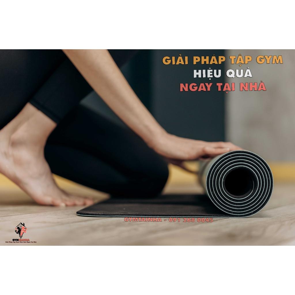 Thảm Tập Yoga Định Tuyến PU Cao Cấp, Thảm yoga PU chống trượt Cao Cấp TẶNG TÚI + DÂY BUỘC