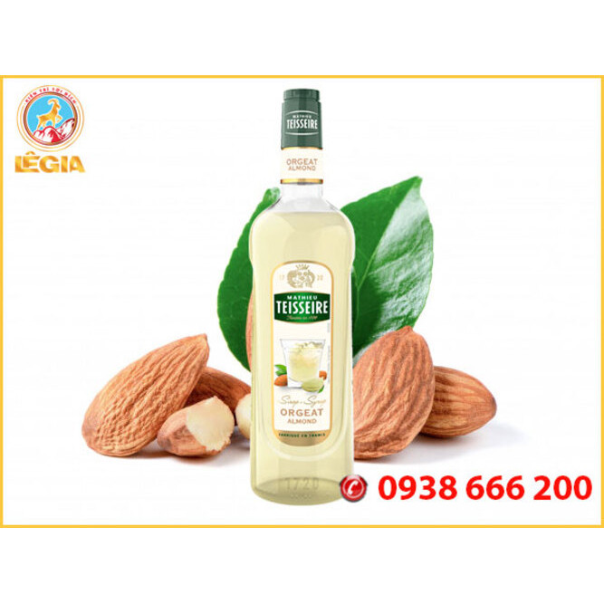 Siro TEISSEIRE Hạnh Nhân 700ml (TEISSEIRE ALMOND SYRUP)