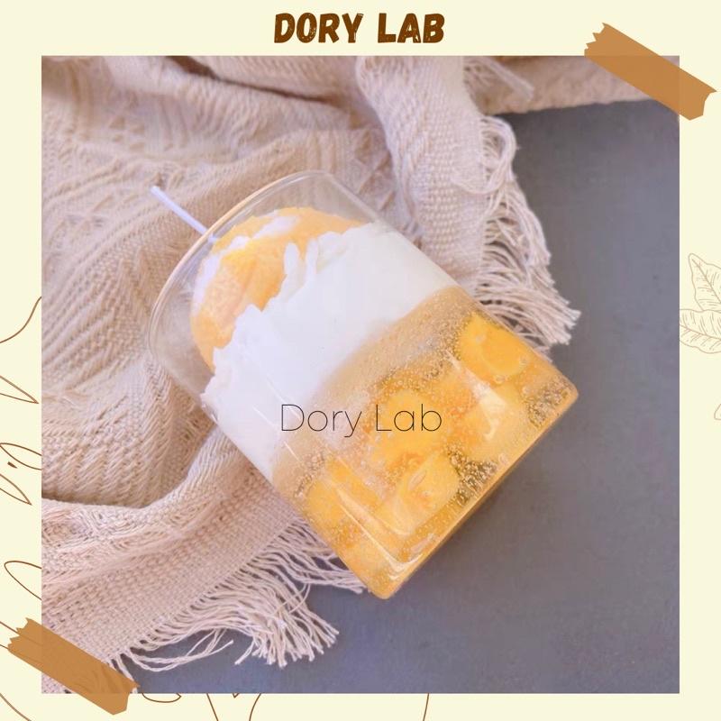 Nến Thơm Handmade Ly Kem Thạch Jelly Mix Topping - Dory Lab