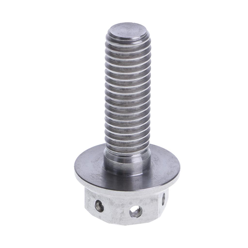 M8 Titanium Alloy Hex Head Flange Bolt Screw - 20 25 30 35 40 45mm