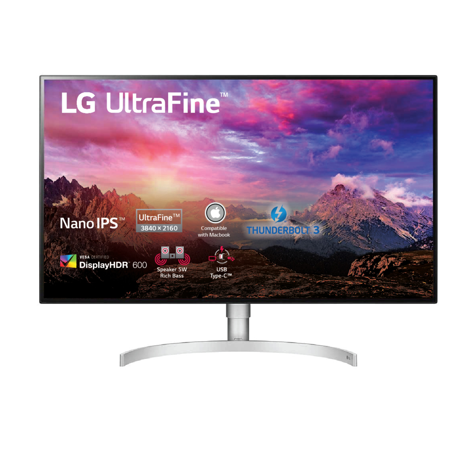 Màn Hình Đồ Họa LG UltraFine Display 32UL950-W 32'' UHD 4K (3840x2160) 5ms 60Hz Nano IPS Thunderbolt 3 RADEON FreeSync Stereo Speaker (5W x 2) - Hàng Chính Hãng