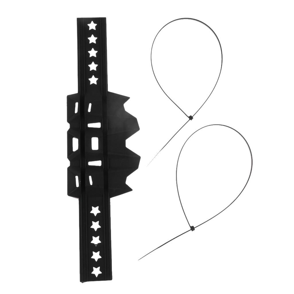 2x Black Exhaust Guard Heat