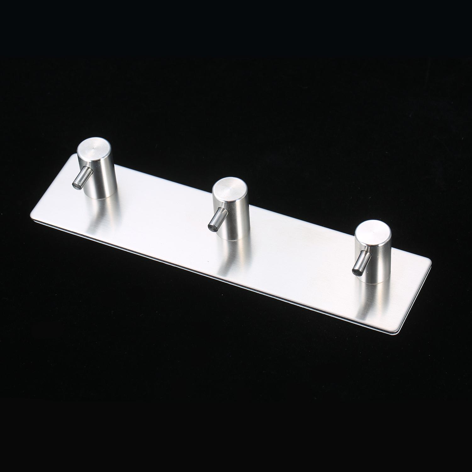 Móc áo treo tường bằng thép không gỉ, Giá treo quần áo 3 móc