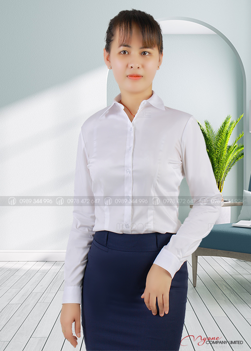 Áo sơ mi nữ tay dài