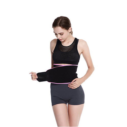 Đai nịt bụng hỗ trợ giảm mỡ bụng Sweet Sweat Waist Trimmer - Viền hồng, đen, vàng - Giao ngẫu nhiên