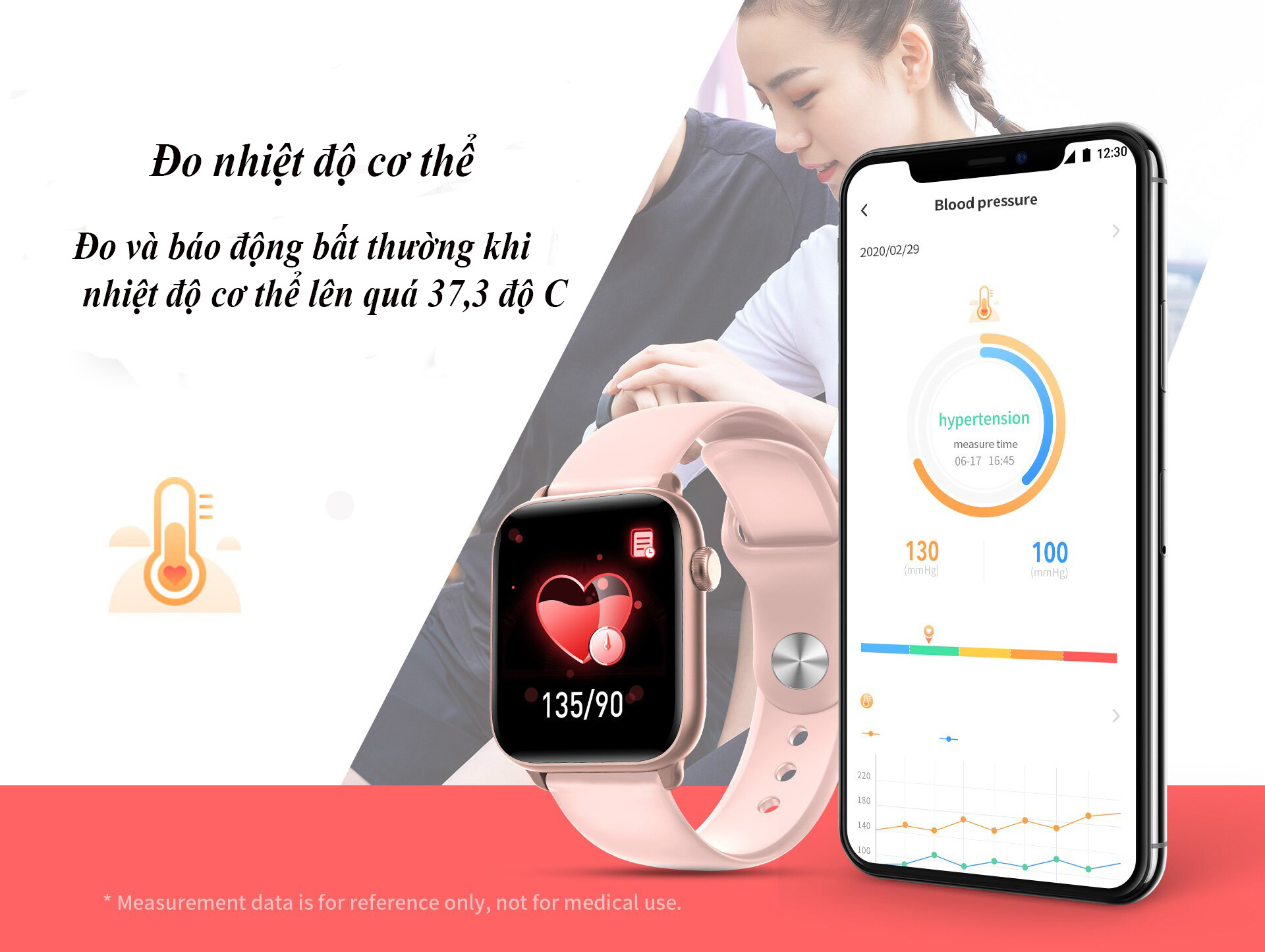 KW37 PRO Nữ Đồng Hồ Thông Minh Chống Nước Đo Nhiệt Độ Cơ Thể Đo Nhịp Tim GTS Smartwatch Nam Dành Cho IOS Android