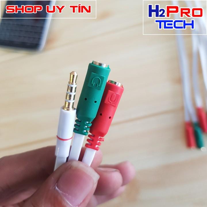 Cáp chia Tai Nghe 3.5 ra Mic và Loa - Jack Chia (Gộp) Cổng Tai Nghe- Loại đẹp