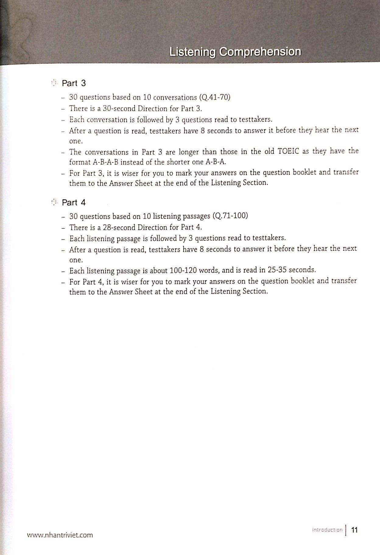 Longman New Real TOEIC (Kèm CD) - Actual Test For Listening Comprehension