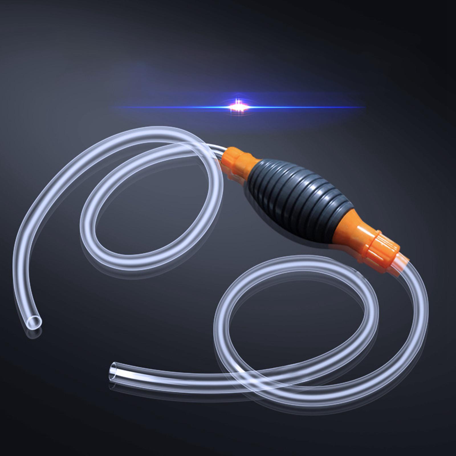 Portable Manual Fuel Transfer Pump DIY Cut Pipe Fuel Delivery Pump for Gasoline
