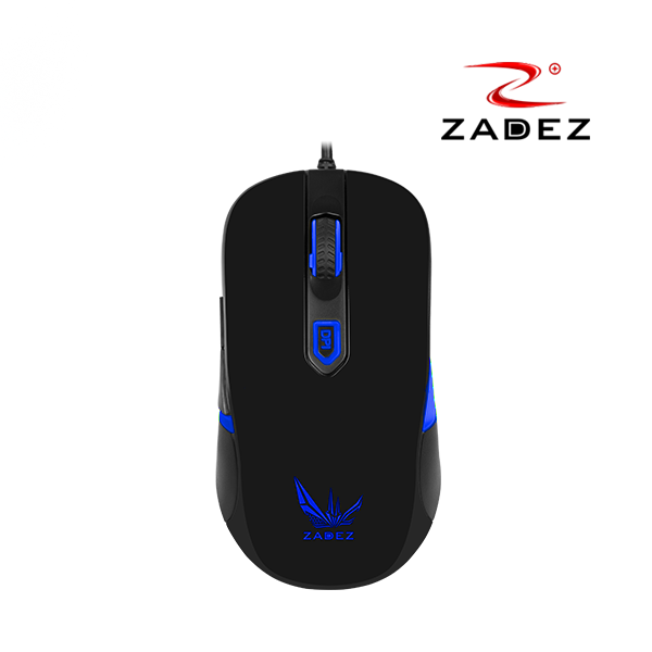 Chuột Gaming ZADEZ GT613M 4000DPI, 5 Mức DPI, 6 Phím Chức Năng, Đèn LED 4 Màu - Hàng Chính Hãng