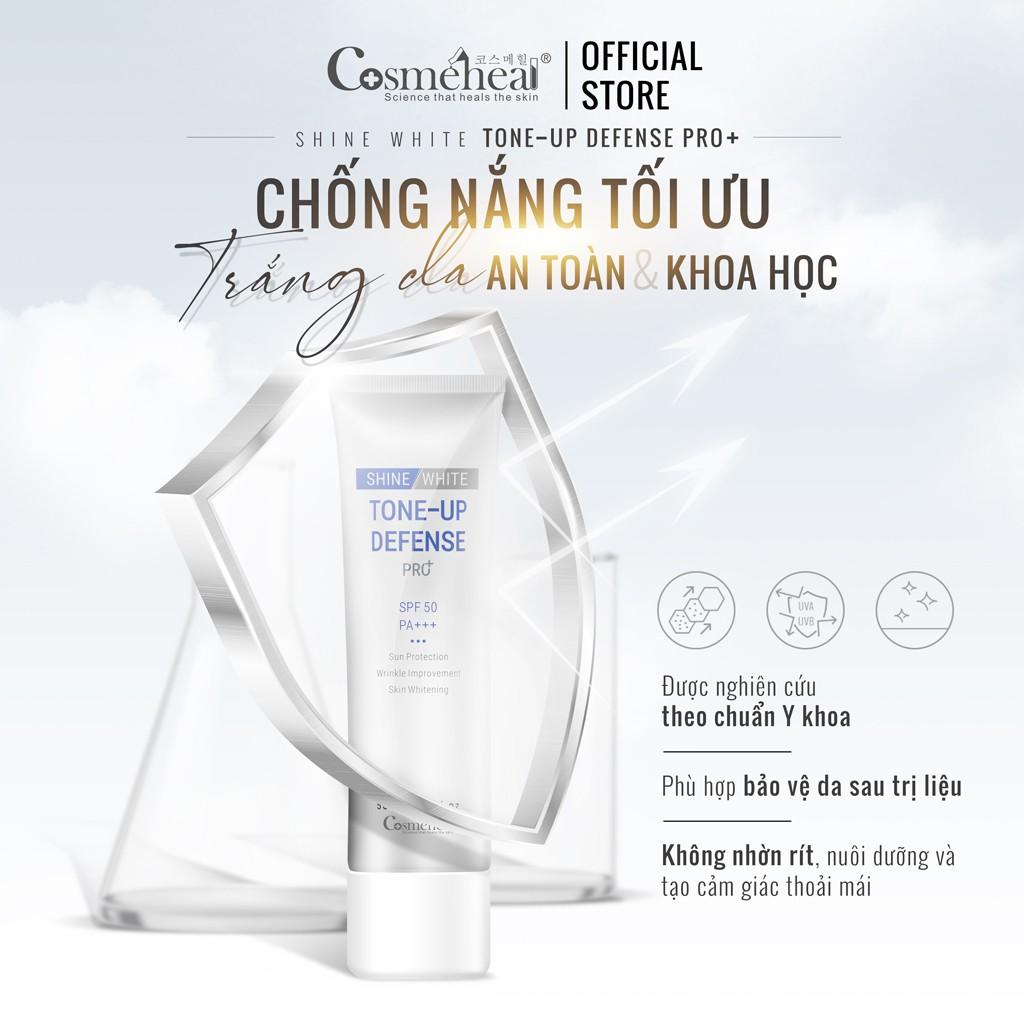 Kem Chống Nắng COSMEHEAL Shine White Tone Up Defense Pro+ (50ml)