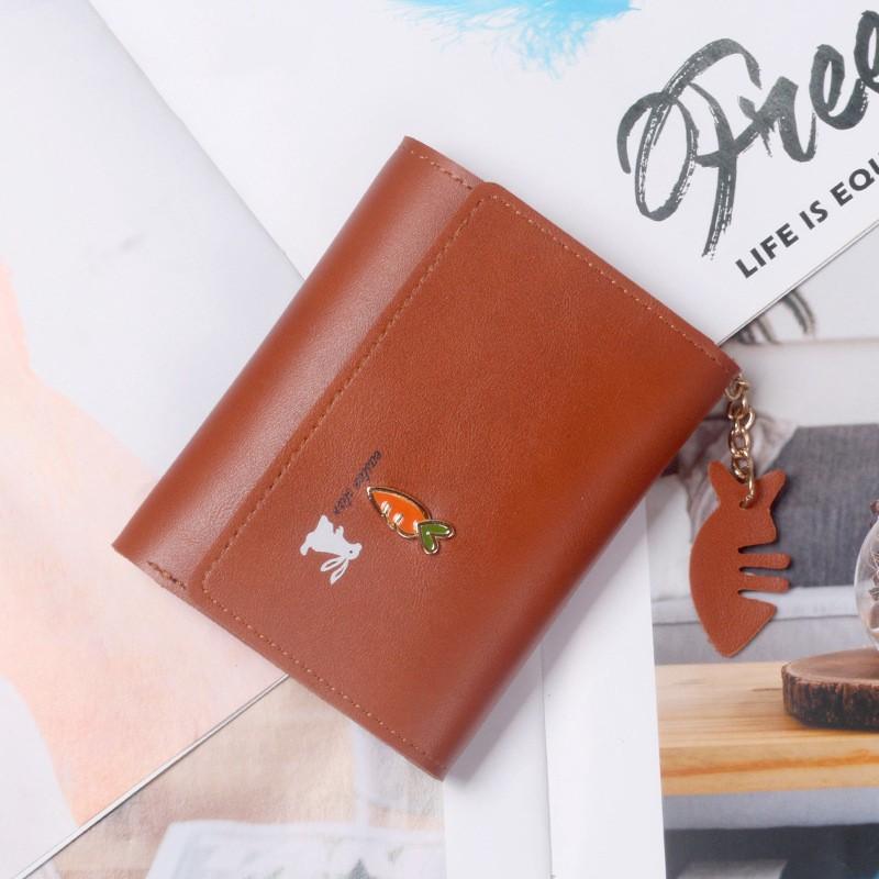 Ví nữ mini cầm tay cute nhỏ gọn bỏ túi đựng tiền nhiều ngăn Hàn Quốc đẹp giá rẻ LUKADO VN02
