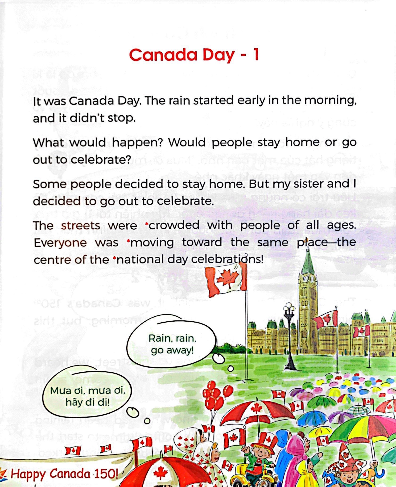 Mỗi Ngày Một Câu Chuyện - One Story A Day - 365 Câu Chuyện Truyền Cảm Hứng Được Viết Bởi Các Chuyên Gia Giáo Dục Hàng Đầu Canada - Tháng 7