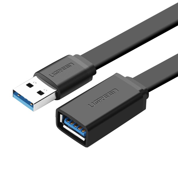 Cáp nối USB 1 đầu đực, 1 đầu cái,3.0 hợp kim sáng - Hàng chính hãng