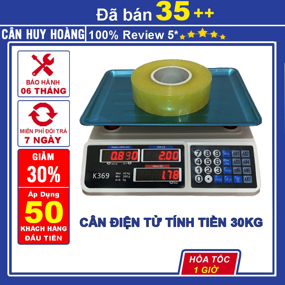 Cân Điện Tử Tính Tiền 30kg