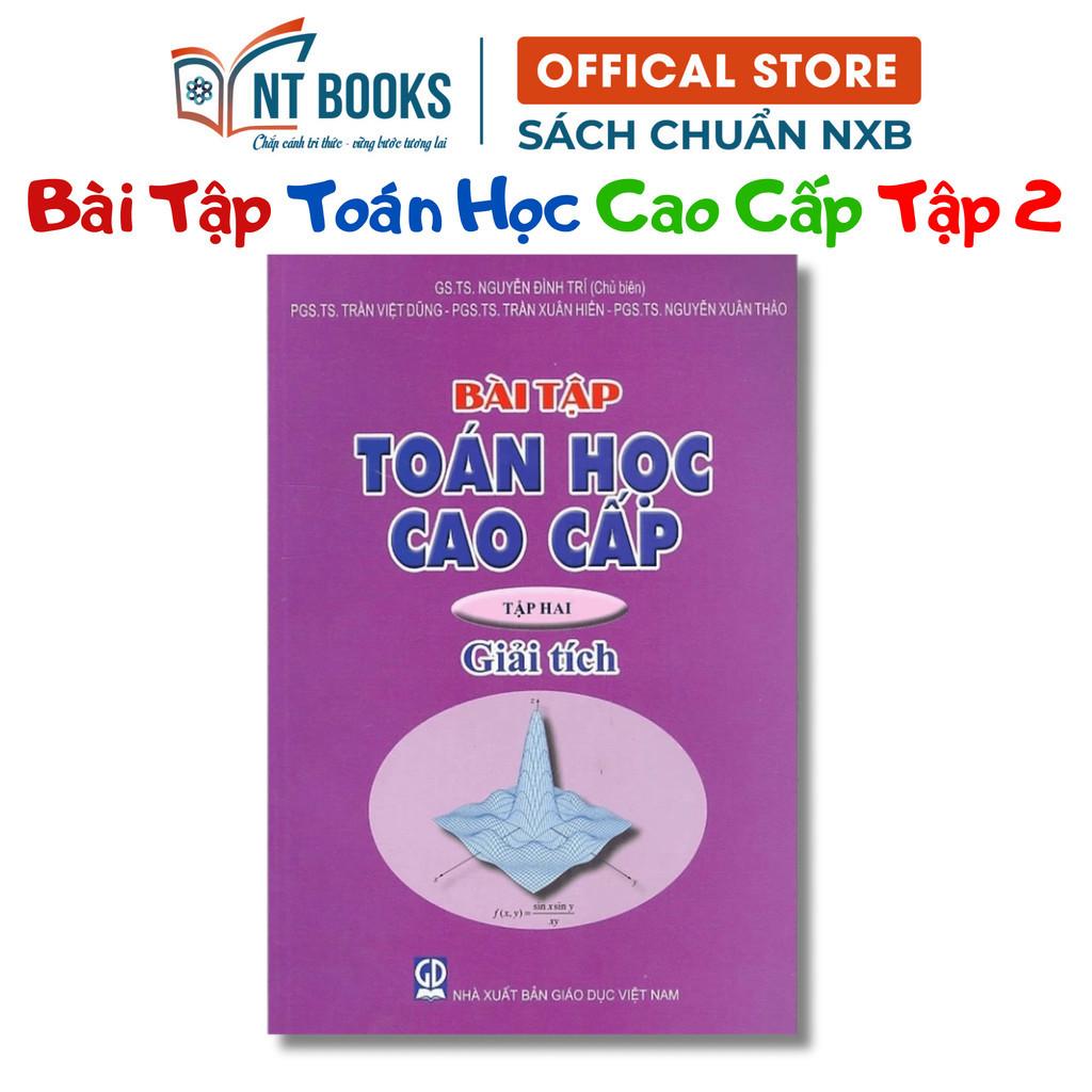 Sách - Combo Toán Học Cao Cấp - Bài Tập Toán Học Cao Cấp - Tập 2 (Giải Tích) - KHỔ TO - HV - ảnh 3