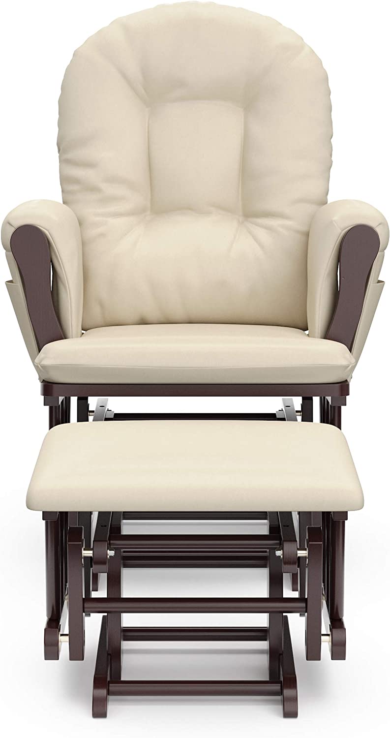 Ghế lắc thư giãn GLIDER CHAIR - Kem/Nâu C-CGL1BB