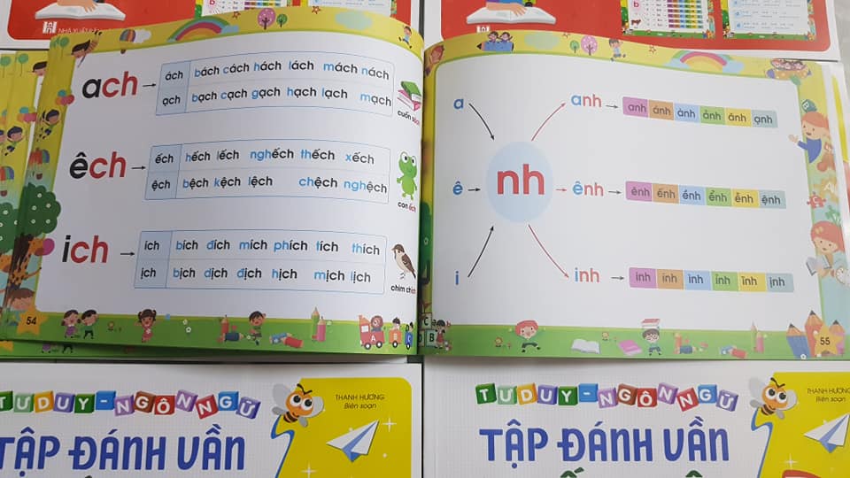 Hành trang cho bé tự tin vào lớp 1 (Tập đánh vần, toán tư duy, luyện viết tặng kèm bộ thẻ học vần)