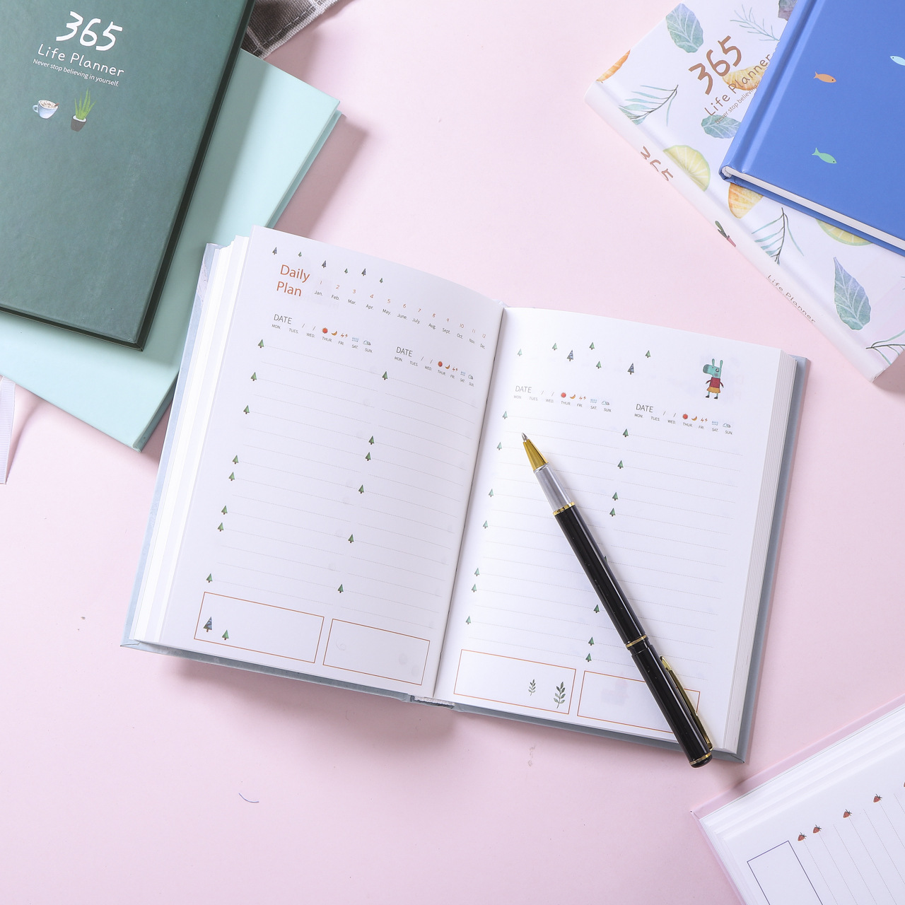 Sổ Nhật Ký 365 Ngày, Sổ Kế Hoạch Life Planner Cao Cấp