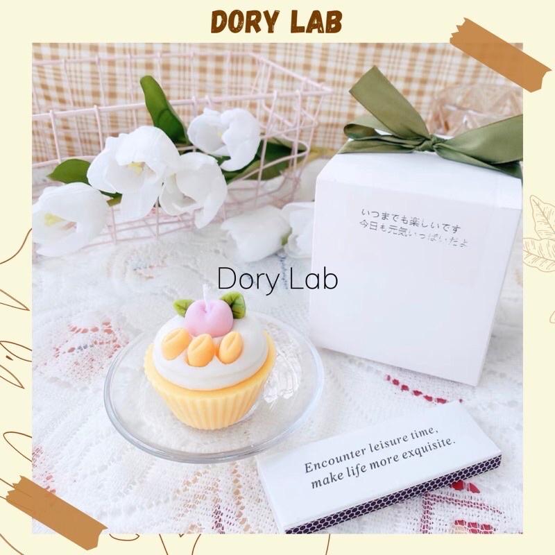 Set Tự Làm Nến Tại Nhà Bánh Cupcake Cherry - Dory Lab