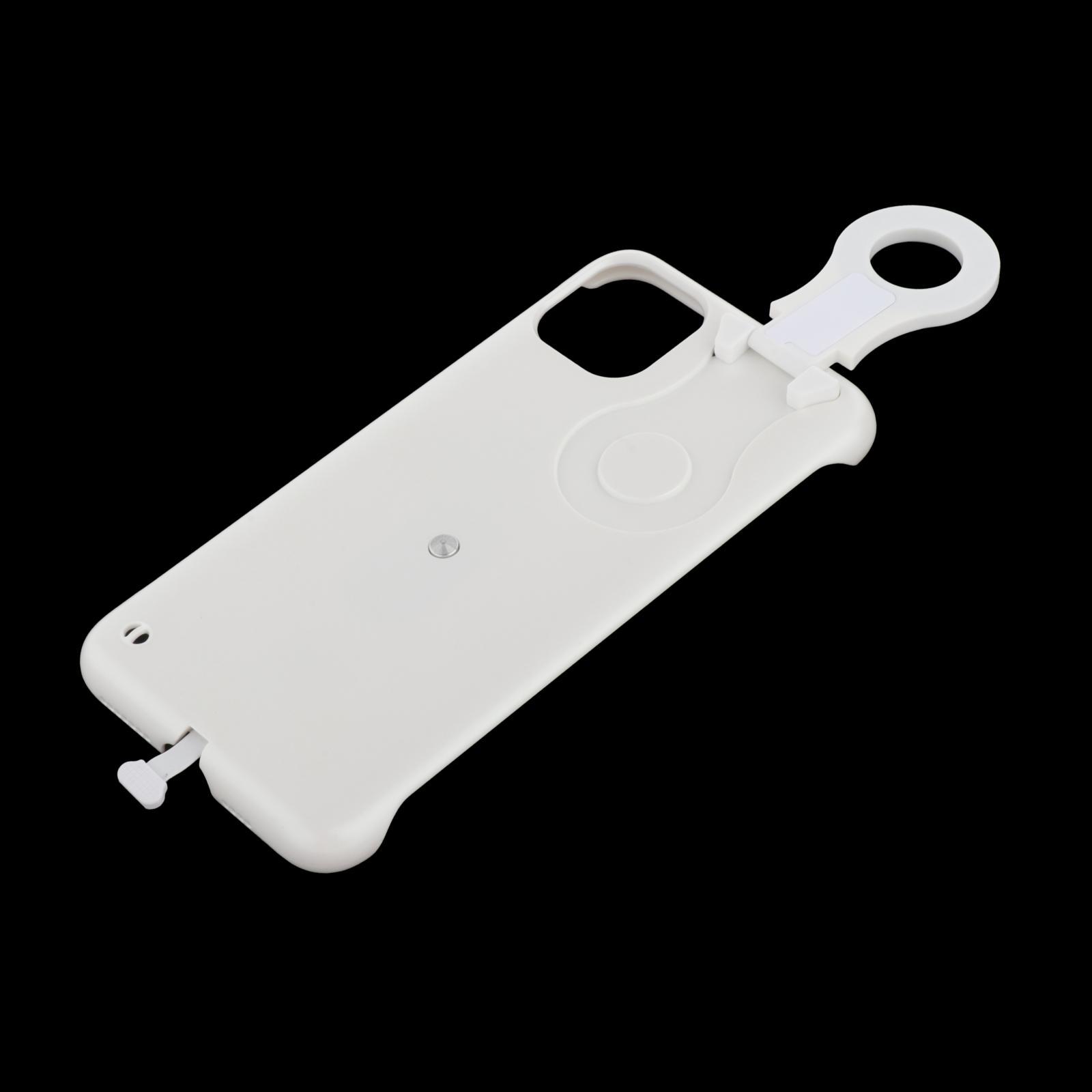 Mobile Phone Case Mixed Warm Cold Light Image Clear for iPhone 12/12 Pro White