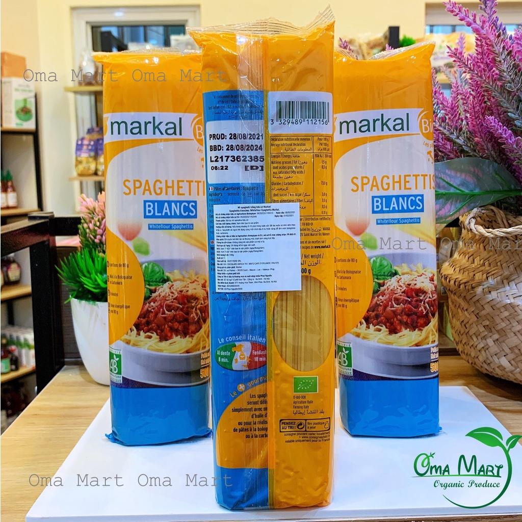 Mỳ spaghetti trắng hữu cơ Markal 500g