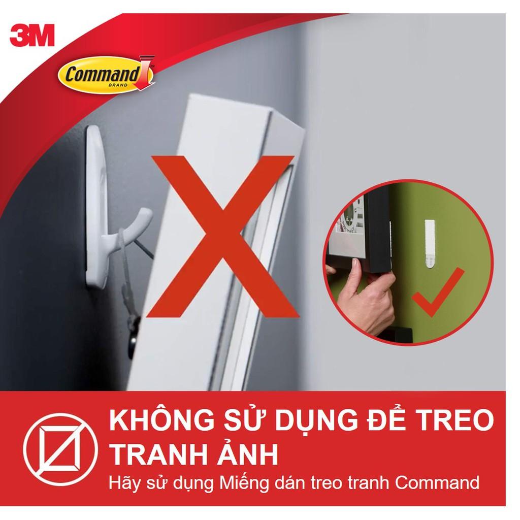 Bộ 10 Móc dán tường Command 3M chịu lực 2.2kg - Gói siêu ưu đãi, độ bền cao, bám cực chắc, tháo cực dễ 17008EXVP