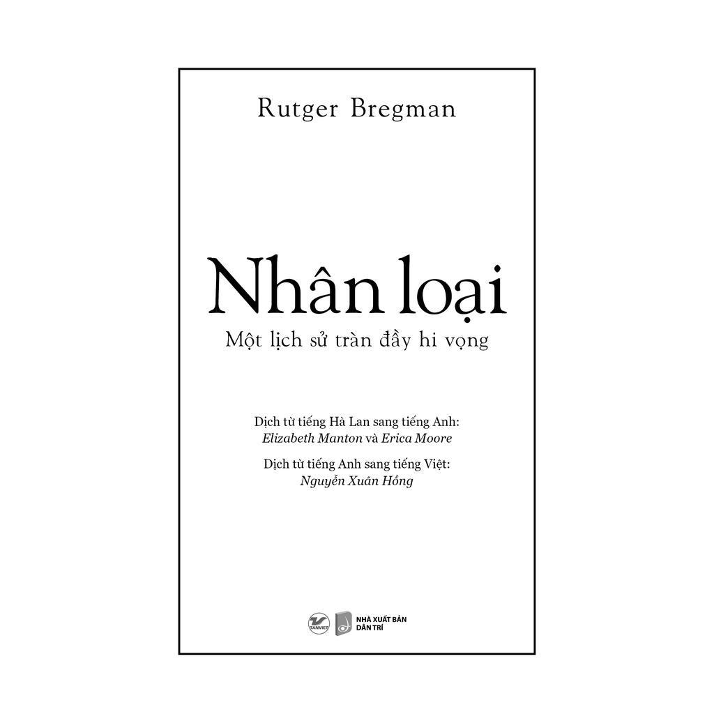 Sách - Nhân Loại - Một Lịch Sử Tràn Đầy Hi Vọng - Tân Việt Books