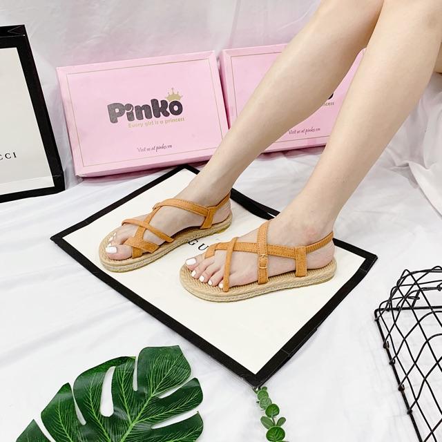 Sandal nỉ xỏ ngón đế cối