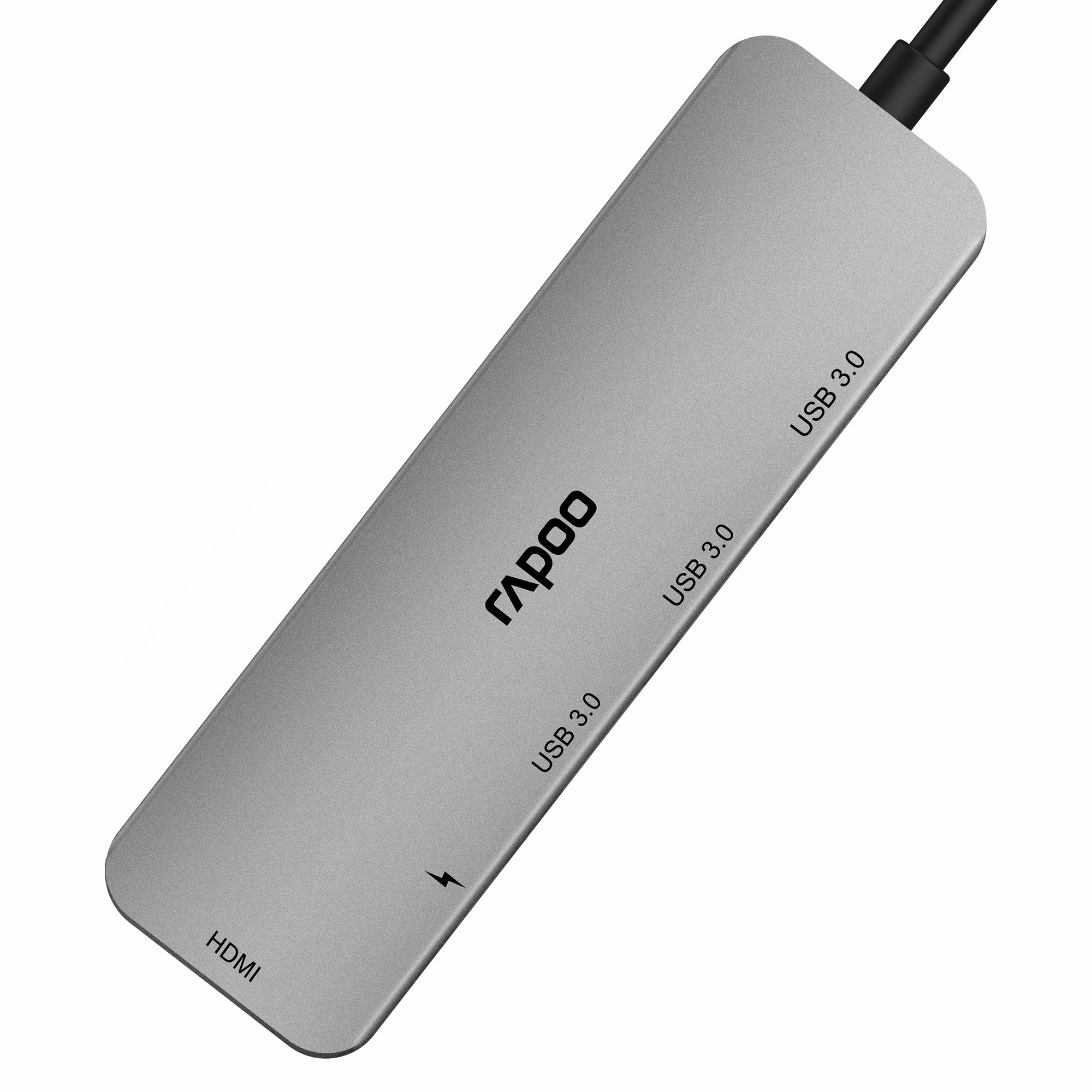 Bộ chia Rapoo XD100 / USB-Type C Đa Năng (5 trong 1) - Hàng chính hãng