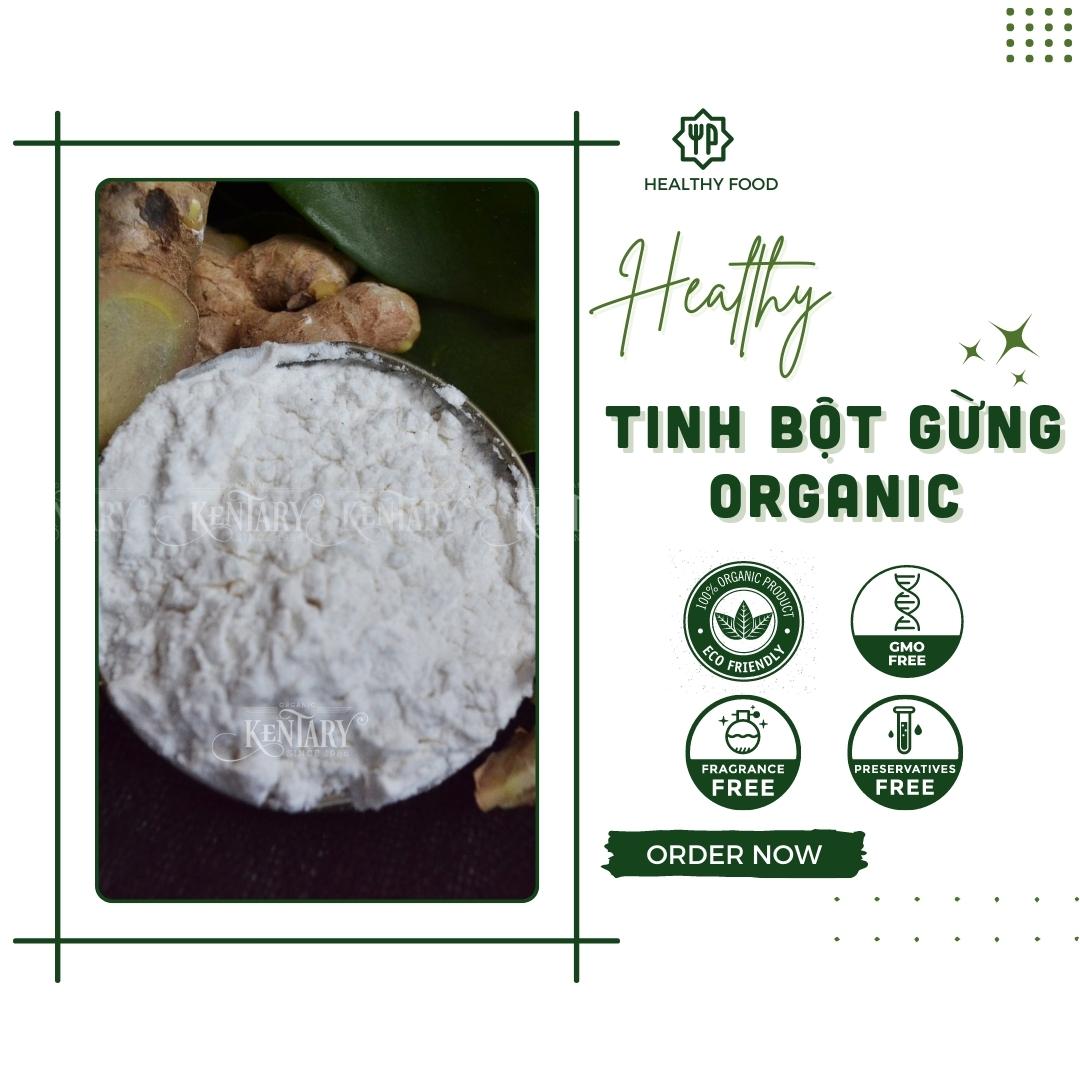 Tinh Bột Gừng Sẻ Nguyên Chất Thuần Khiết Từ Thiên Nhiên Kentary - 100gram